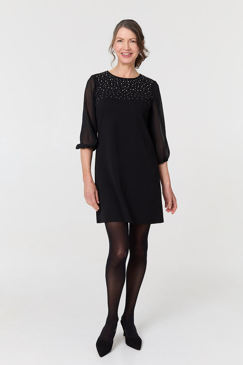 Alanna Sparkly Shift Dress