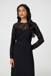 Jessica Lace Trim Midi Dress