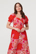 Anwyn Tie Front Midi Dress