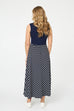 Julie Chevron Print Sleeveless Maxi Dress