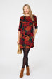 Georgie Geo Print Shift Dress
