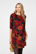Georgie Geo Print Shift Dress