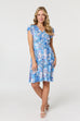 Jada Floral Frill Sleeve Dress