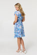 Jada Floral Frill Sleeve Dress