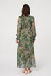 Zuri Animal Print Midaxi Dress