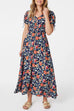 Helena Floral Print Maxi Dress