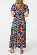 Helena Floral Print Maxi Dress