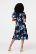 Paula Floral Print Midi Dress