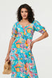 Anwyn Tie Front Midi Dress