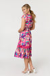 Bryony Geometric Print Midi Dress
