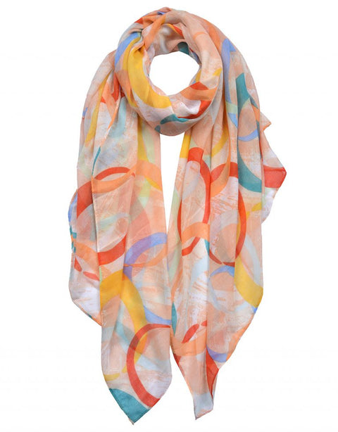 Louisa Circle Print Scarf