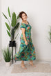 Claire Tropical Garden Print Midaxi Dress