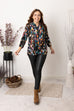 Maisie Brushstroke Shirt Style Top