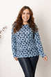 Grace Circle Print Fleecy Top