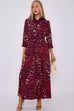 Sacha Leopard Print Shirt Dress