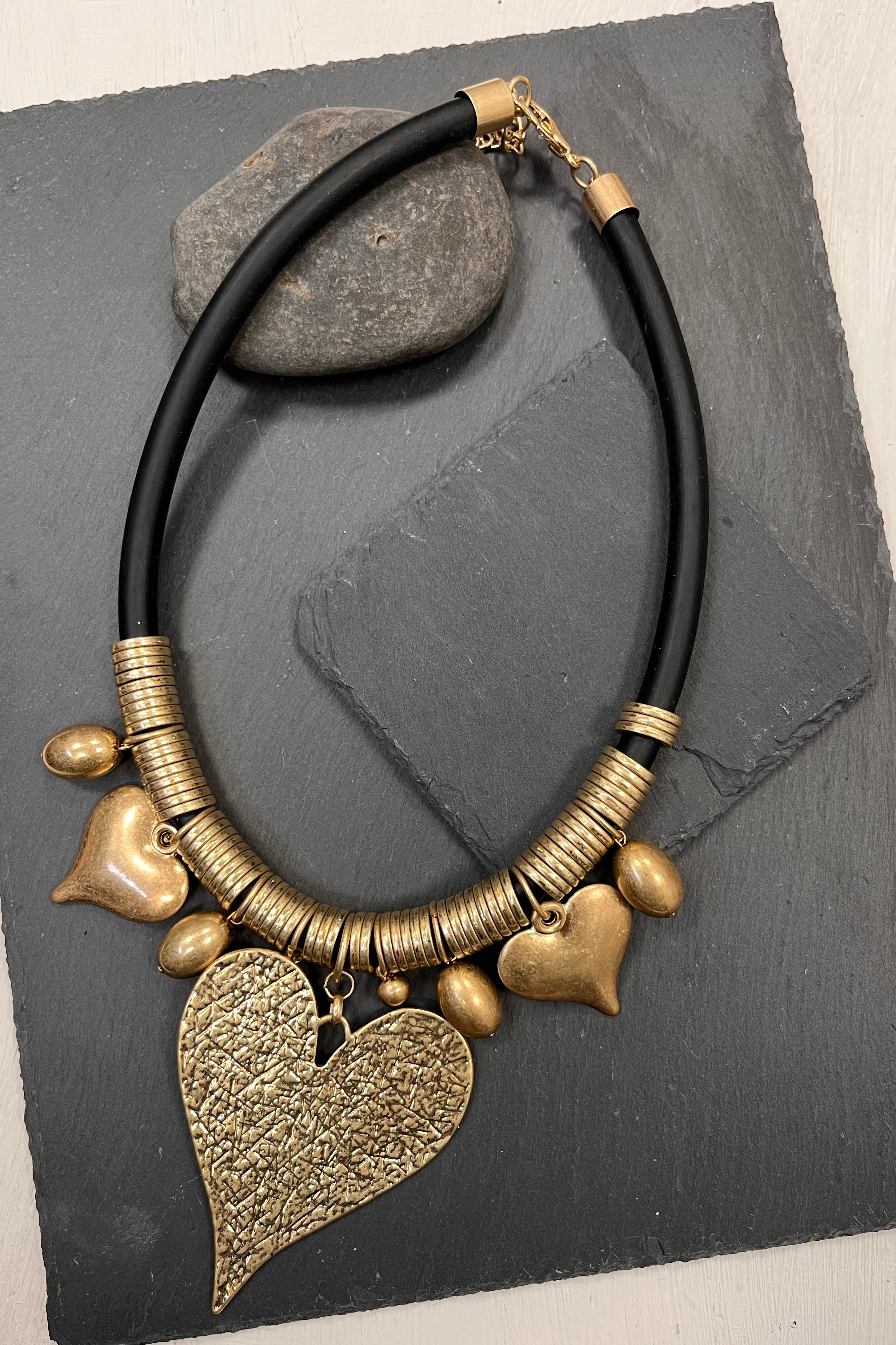 Ari Heart Multi Strand Necklace in Gold | Kendra Scott