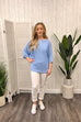 Diana Daisy Detail Knitted Top