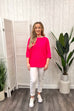Diana Daisy Detail Knitted Top