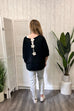 Diana Daisy Detail Knitted Top