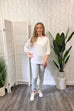 Diana Daisy Detail Knitted Top