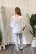 Diana Daisy Detail Knitted Top