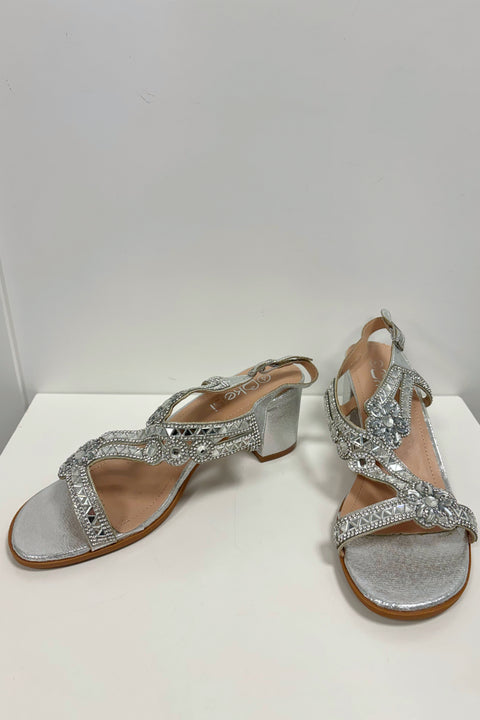 Lopez Gem Block Heel Sandals