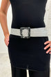 Raddix Woven Foil Buckle Belt