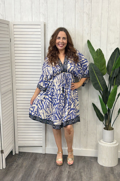 Kate Aztect Print Boho Dress