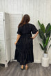 Rosina Boho Metallic Stripe Dress