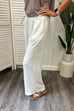 Catalina Wide Leg Belted Trousers