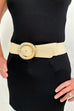 Ariana Glitter Buckle Elasticated Belt