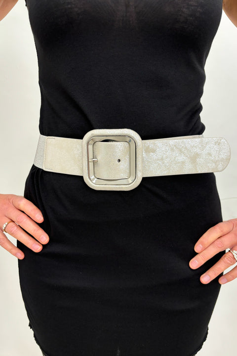 Minnie Square Buckle Glitter Belt