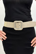 Minnie Square Buckle Glitter Belt