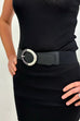 Ariana Glitter Buckle Elasticated Belt