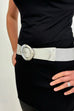 Ariana Glitter Buckle Elasticated Belt