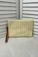 Jennifer Seashell Woven Clutch Bag