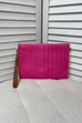 Jennifer Seashell Woven Clutch Bag