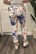 Harriet Geometric Floral Joggers