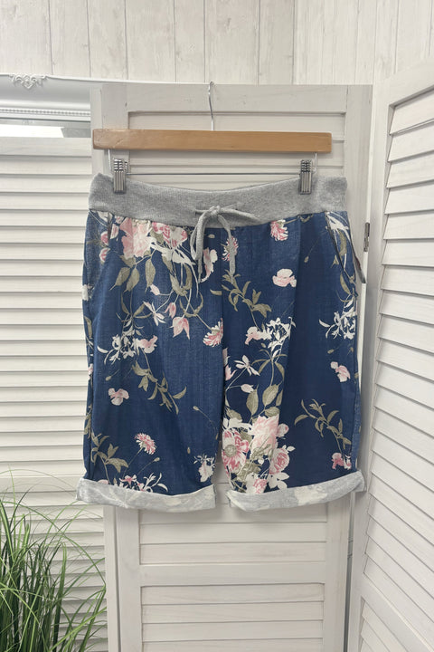 Harriet Trailing Floral Jogger Shorts