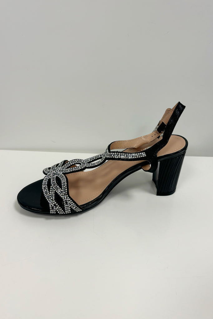 Cruz Embellished Block Heel Sandals