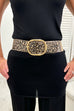 Jody Leopard Print Belt