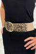 Jody Leopard Print Belt