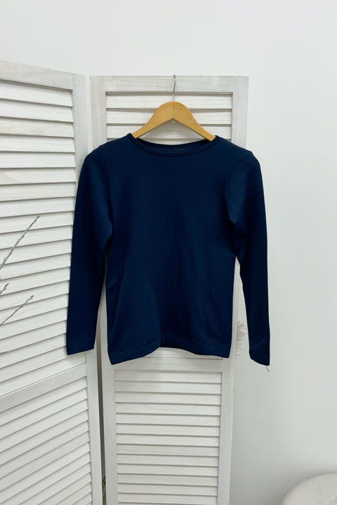 Veronica Round Neck Cosy Long Sleeve Tee