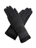Petra Quilted Detail Suedette Gloves