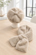 Fallon Furry Beret & Scarf Set