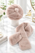 Fallon Furry Beret & Scarf Set