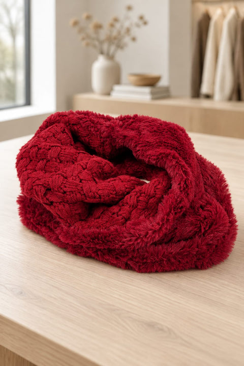 Harper Reversible Furry Snood