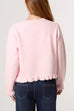 Kimberly Ruffle Trim Knit Cardigan