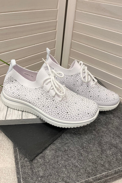 Louise Gem Embellished Trainers