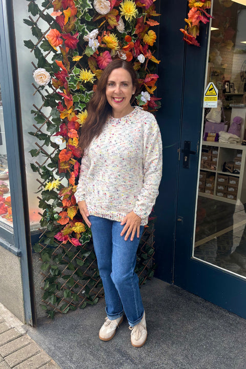 Heidi Chenille Fleck Top